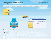 Tablet Screenshot of furgetusnotrescue.org